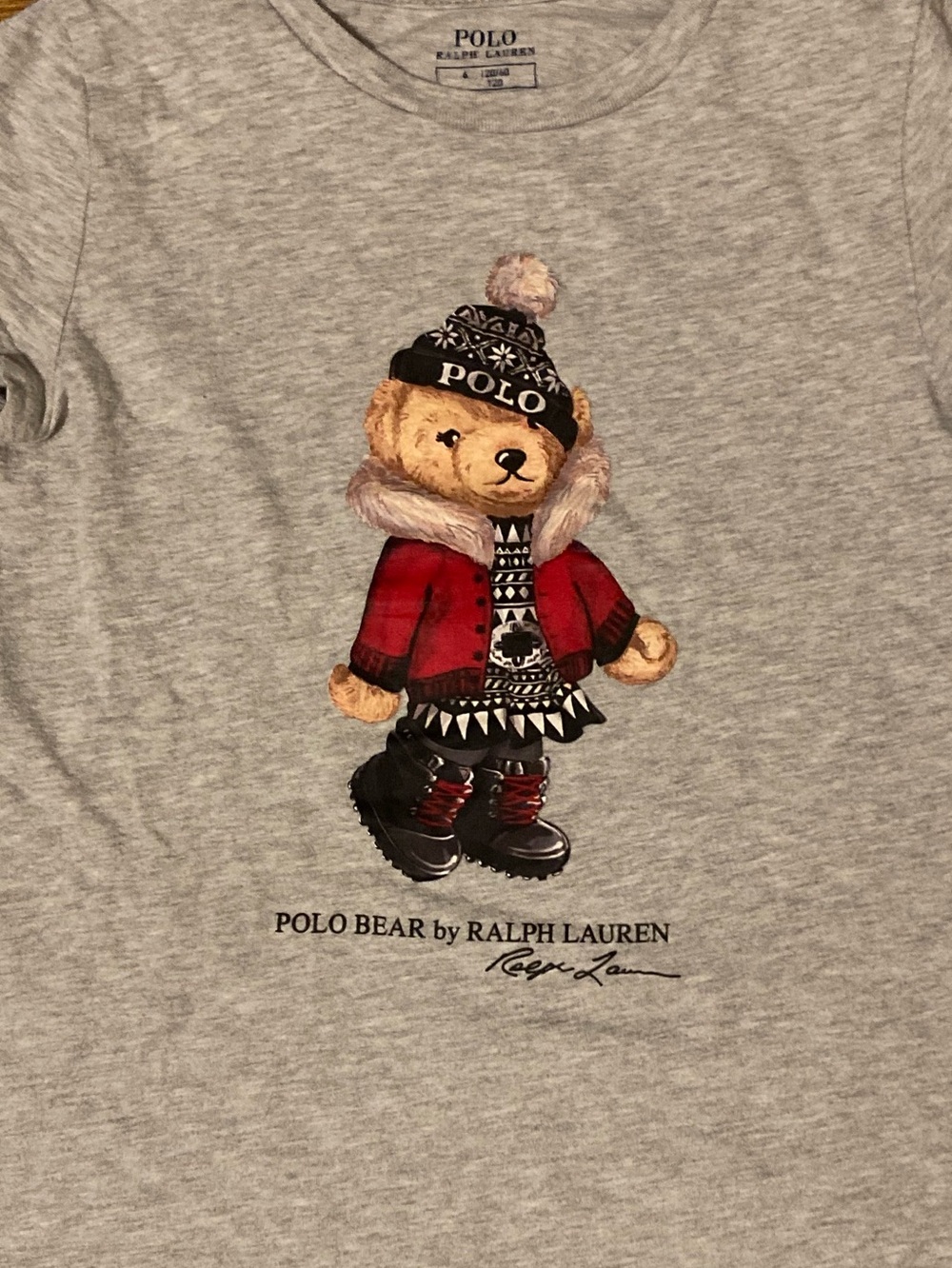 Girls Ralph Lauren POLO Bear tee - Picture 2 of 4
